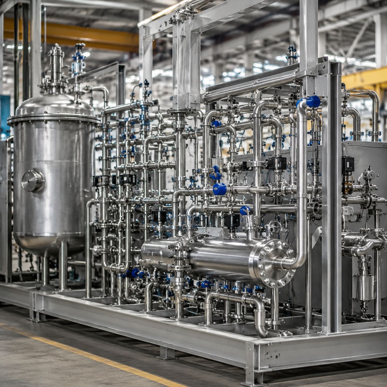 Chemical skid assemblies