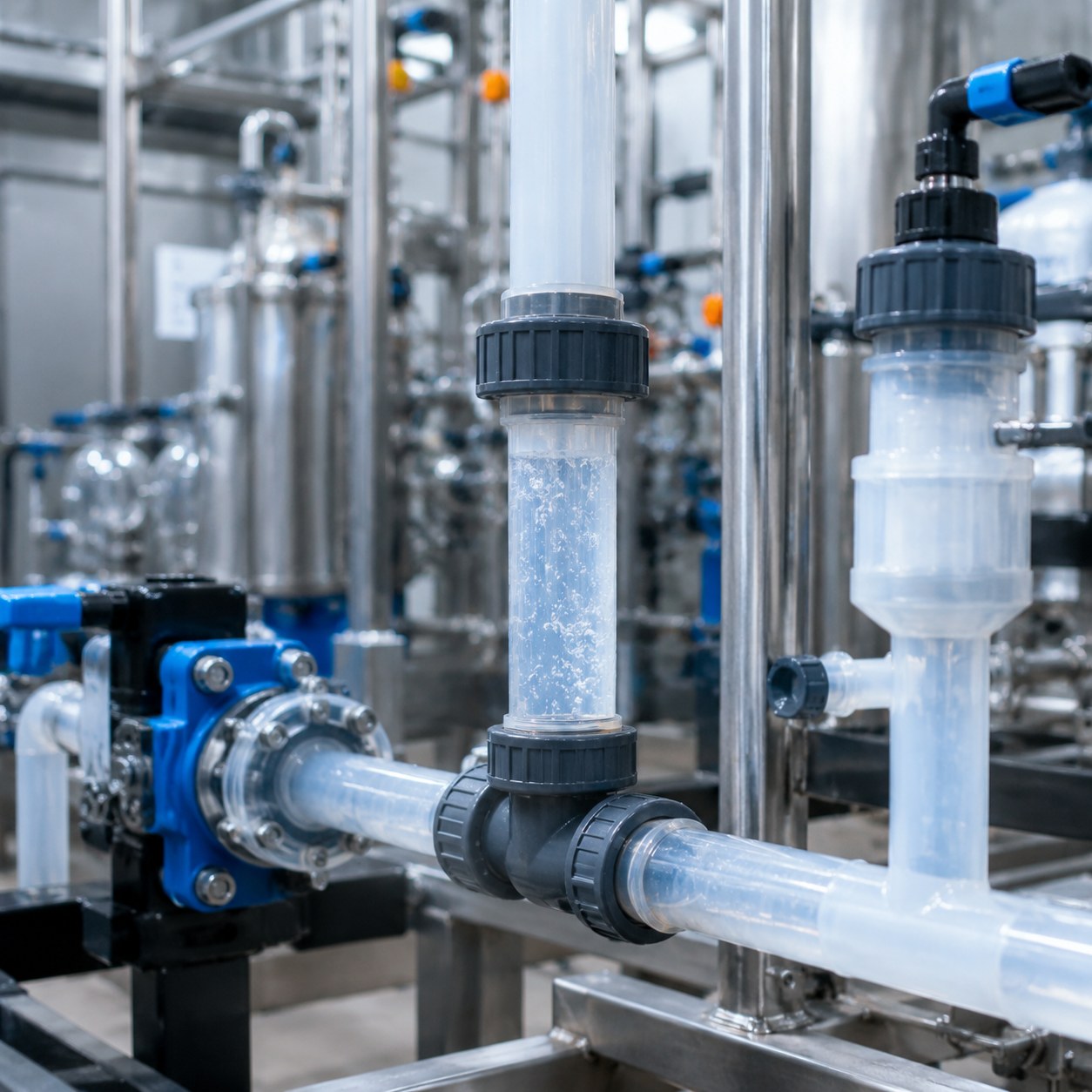 Chemical compatibility for chemical processing tubing