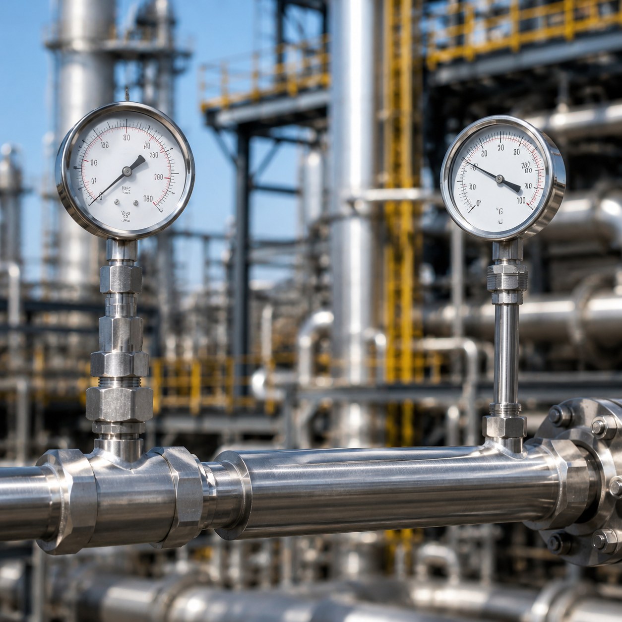 Temperature and pressure window for chemical processing tubing