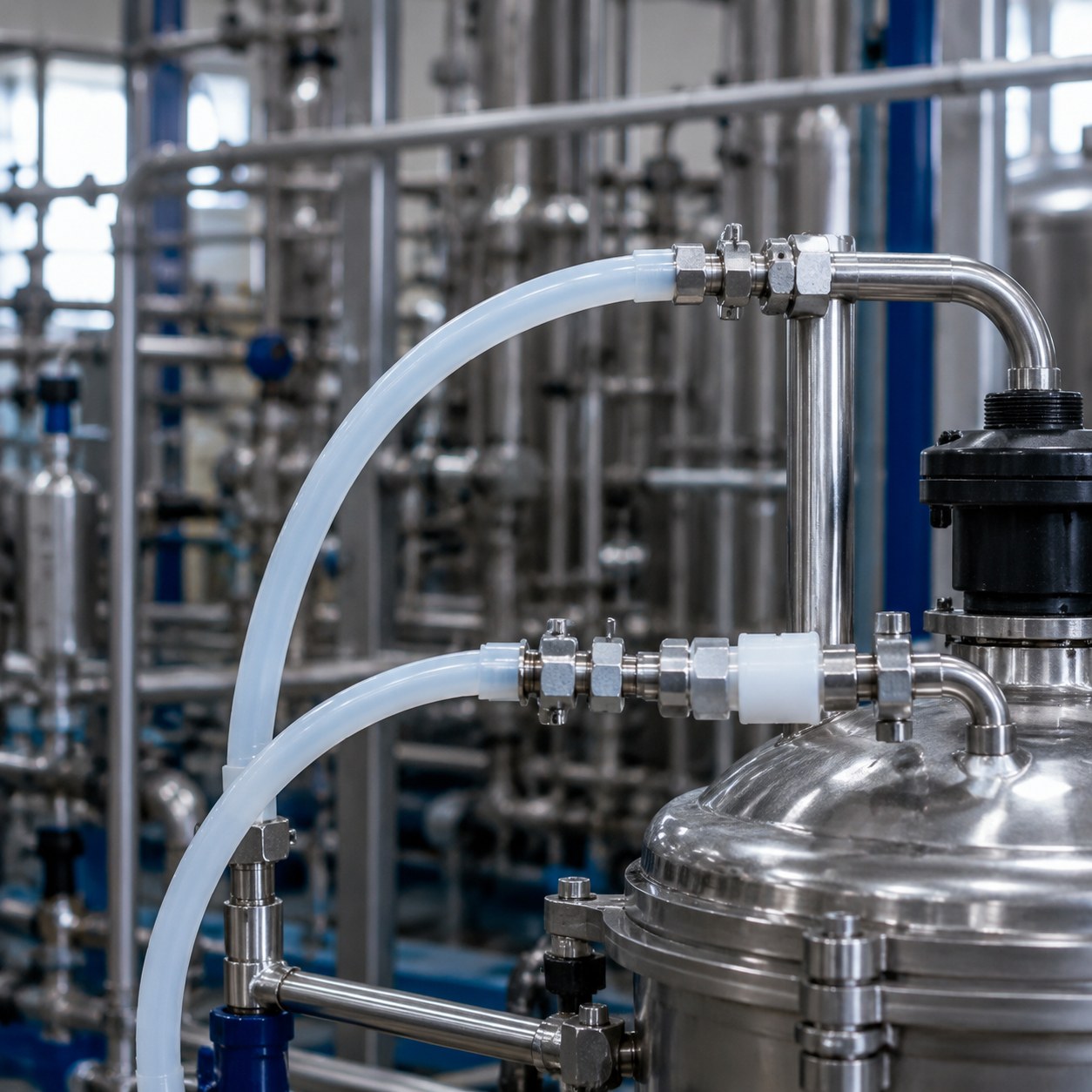 PTFE chemical transfer tubing