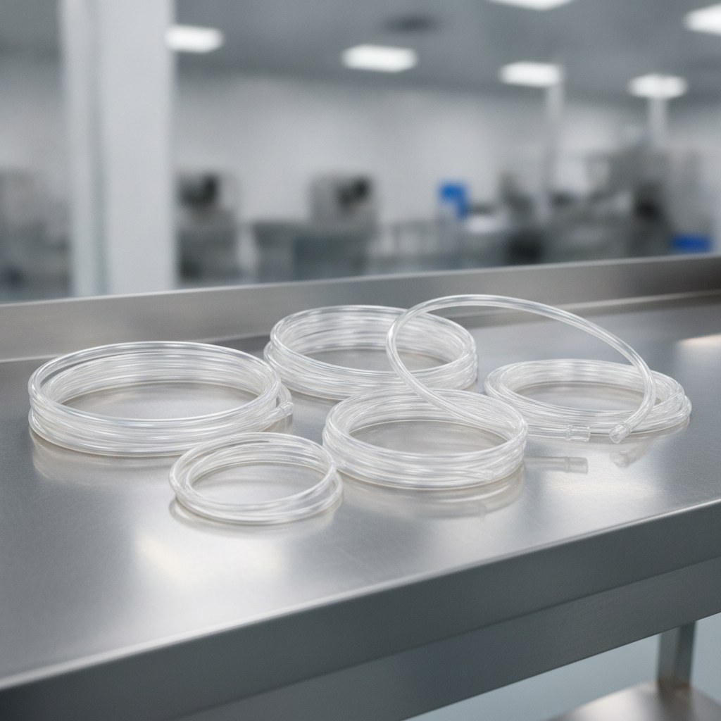 Custom FEP tubing with drawing-defined dimensions and cut lengths