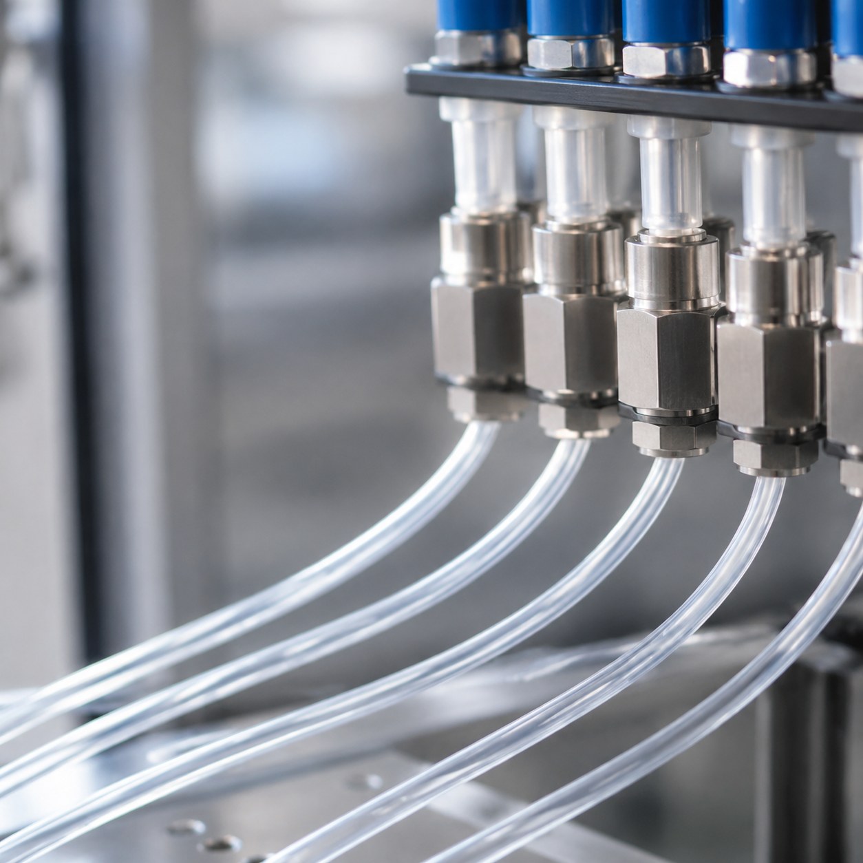 Photorealistic industrial website image for etfe tubing: 02 Dimensions, clean product or application scene, no text, no logo, no watermark