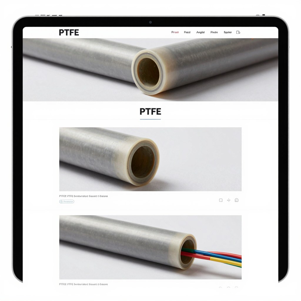 PTFE tubing used as electrical wire insulation