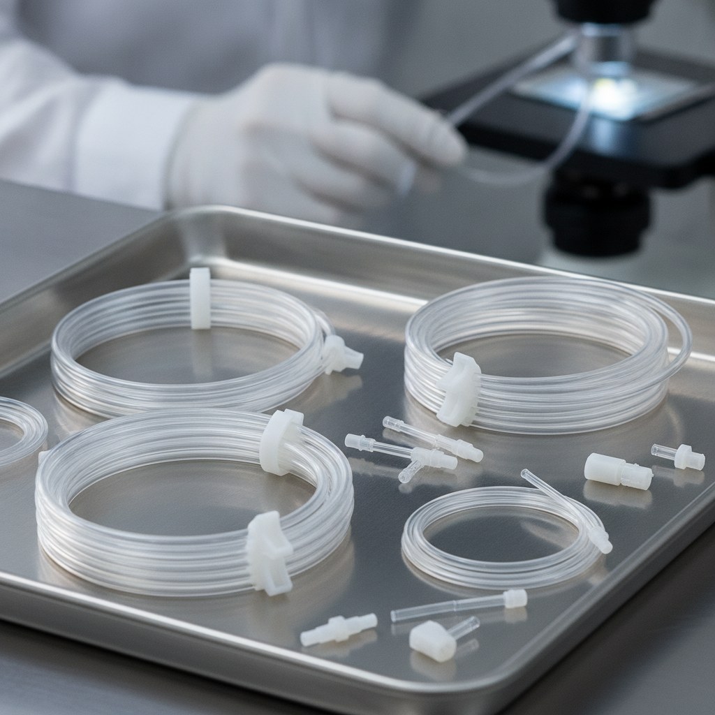FEP tubing used in medical and OEM fluid components