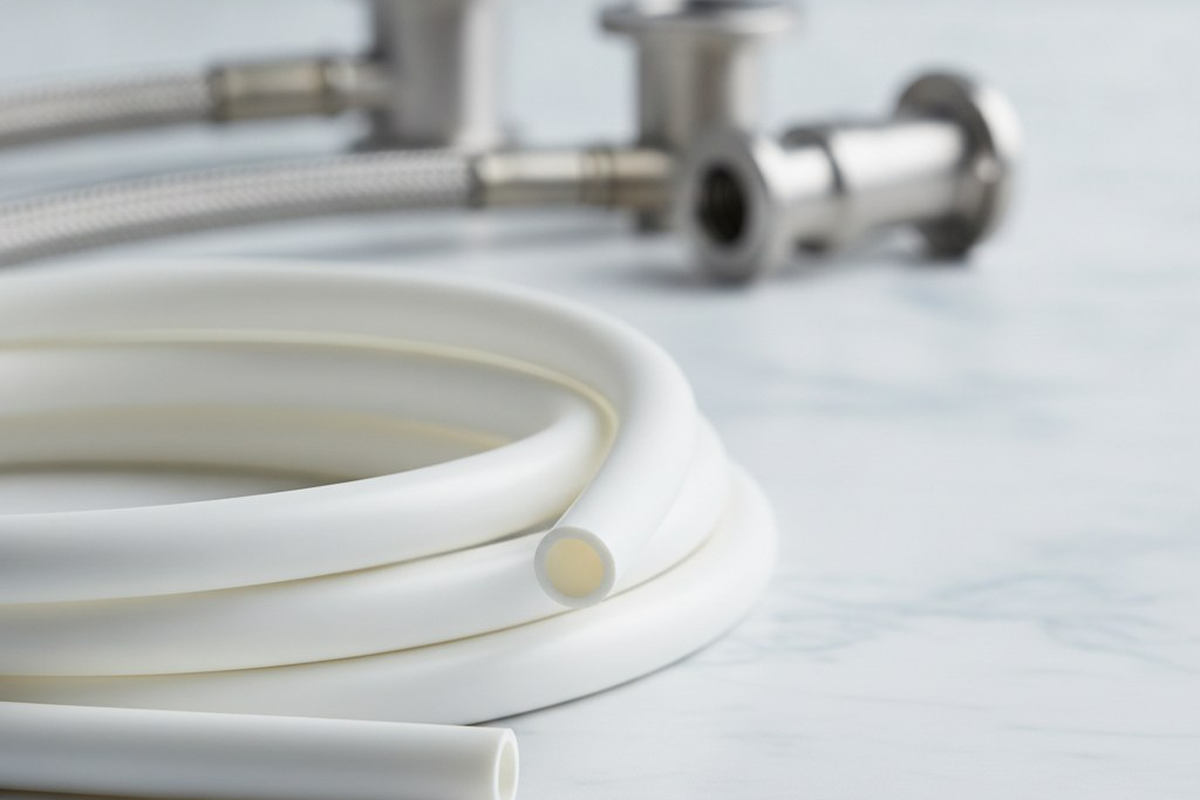 PTFE tubing for clean chemical and high-temperature fluid routing